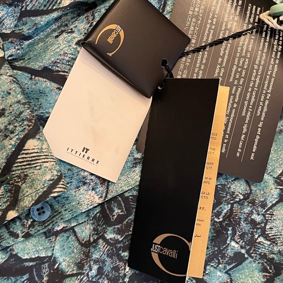 NWT! Just Cavalli By Roberto Cavalli Fish Scale Blouse Size: XS - Picture 9 of 15